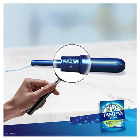 Tampax Pearl Super Plastic | Unscented Tampons 18 Counts