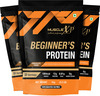 Musclexp Beginner's Protein Chocolate Fudge 1Kg Pouch (2.2 Lb) X Pack Of 3