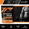 Musclexp Beginner's Protein Chocolate Fudge 1Kg Pouch (2.2 Lb) X Pack Of 3