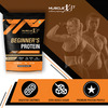 Musclexp Beginner's Protein Chocolate Fudge 1Kg Pouch (2.2 Lb) X Pack Of 3