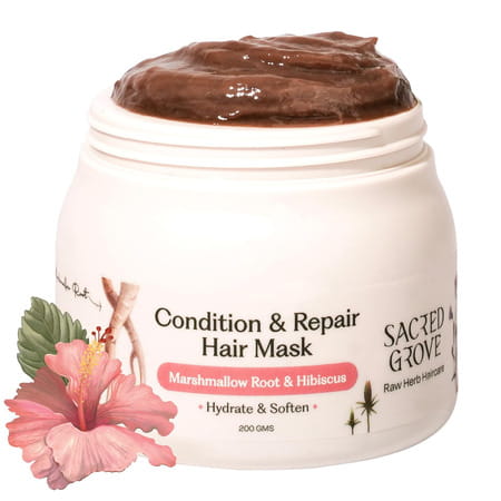 Sacred Grove Marshmallow Root Condition & Repair Hair Mask - 200 Gms