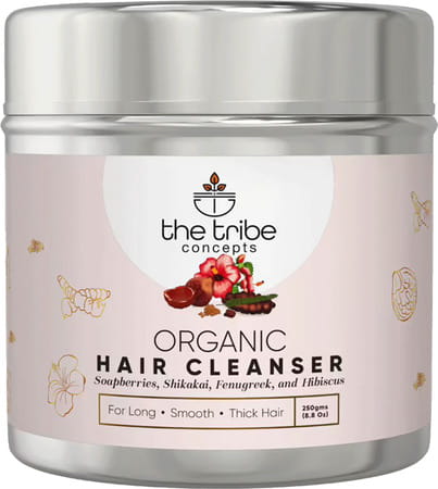 The Tribe Concepts Organic Hair Cleanser/with Steel Tin 250 Gm