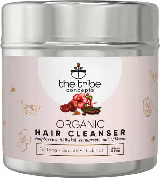 The Tribe Concepts Organic Hair Cleanser/With Steel Tin 250 Gm