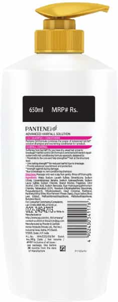 Pantene 2 In 1 Hairfall Control Shampoo + Conditioner - 650Ml