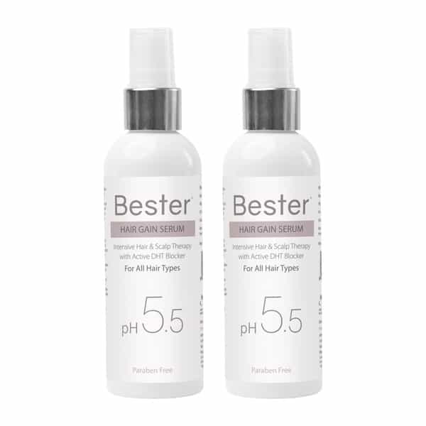 Bester Hair Gain Serum 100 Ml | For All Hair Types | Paraben Free (Pack Of 2)