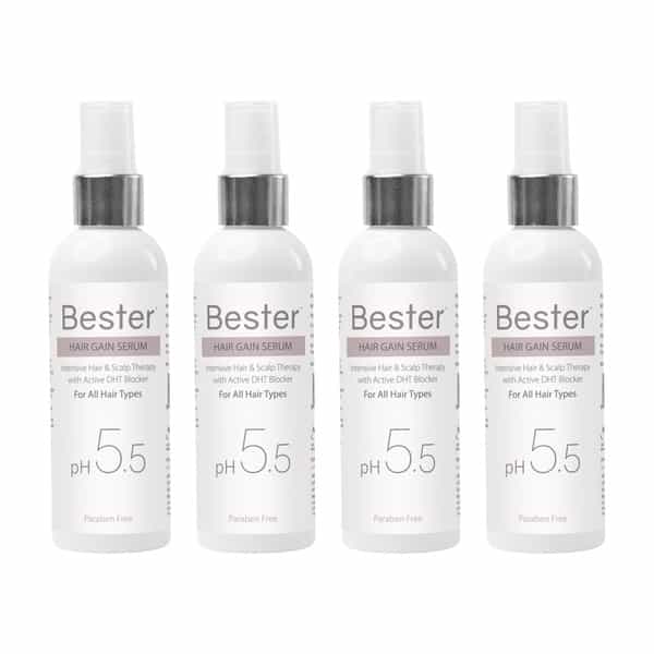 Bester Hair Gain Serum 100 Ml | For All Hair Types | Paraben Free (Pack Of 2)