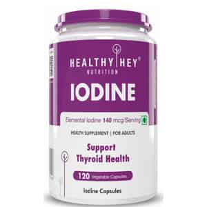 Healthyhey Nutrition Iodine | 120 Veg Capsules