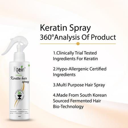 Ktein Natural Keratin Hair Spray 200Ml