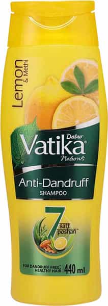 Dabur Vatika Anti Dandruff Shampoo 440 Ml