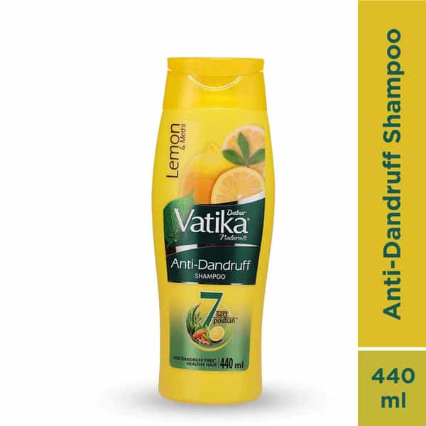 Dabur Vatika Anti Dandruff Shampoo 440 Ml