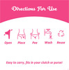 Sannap Stand And Pee Disposable Female Urine Director For Women Funnels