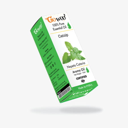 Pack Of 2 Catnip Essential Oil & Almond Carrier Oil - 100% Pure & Natural Oil For Hair | Face | Ski