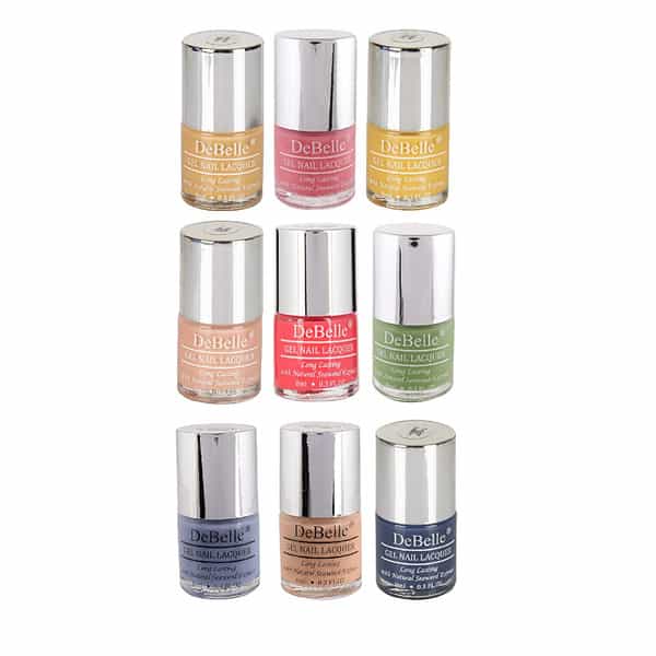 Debelle Nail Polish Combo Offer Kit Of 9 Clair De Lune-Orange Brown72 Ml (8Ml Each)