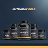 Nutrabay Gold Tri-Blend Whey Protein Strawberry Milkshake - 1kg