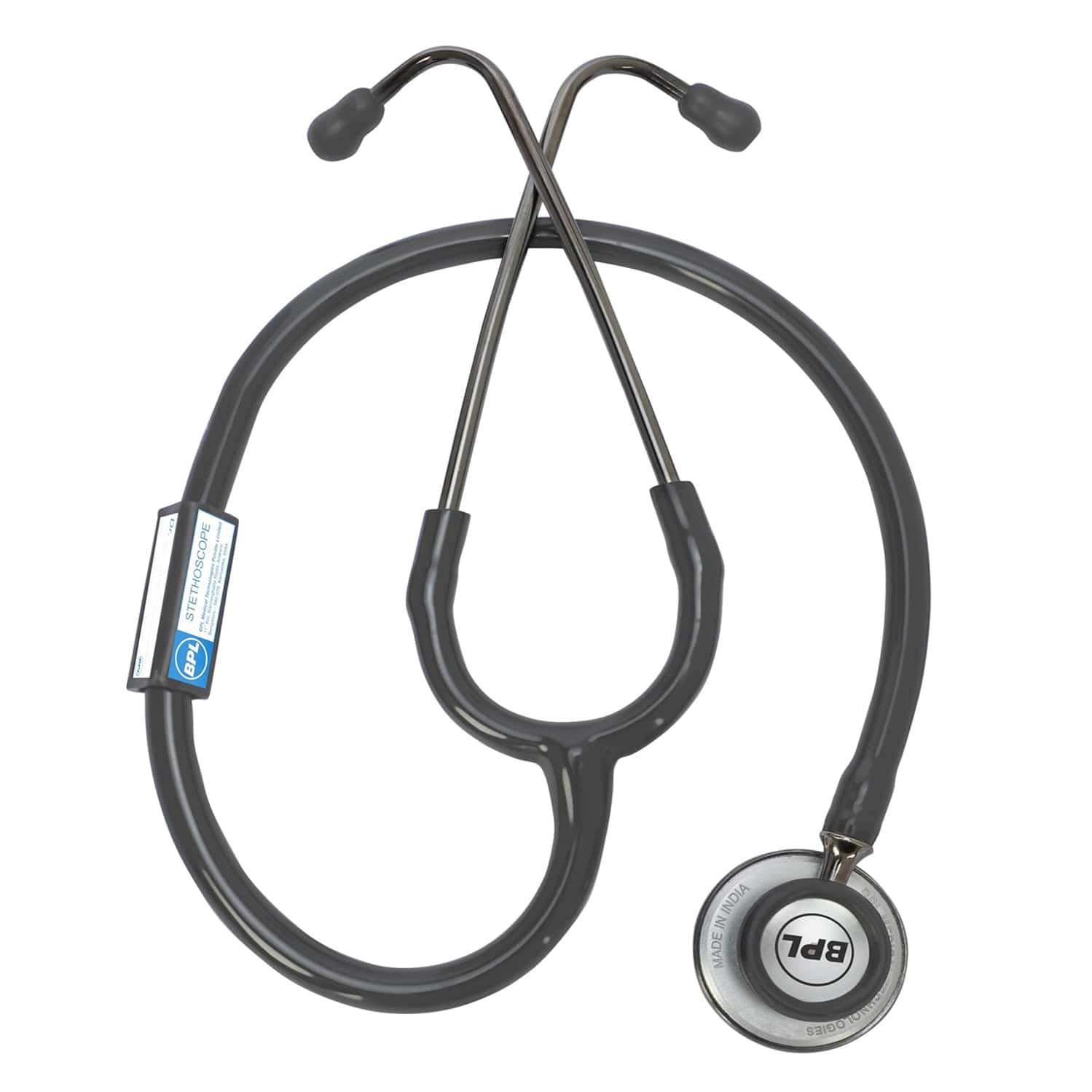 Bpl Medical Technologies St-04 Aluminium Adult Chest Piece Stethoscope Grey 1 No's
