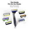 Letsshave Pro 5 Plus Shaving Razor Blade For Men-Pack Of 4 Blade Refills