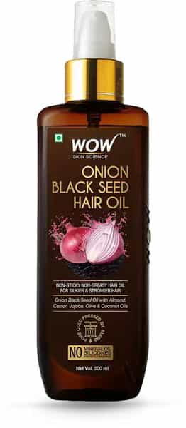 Wow Skin Science Onion Black Seed Hair Oil-200 Ml