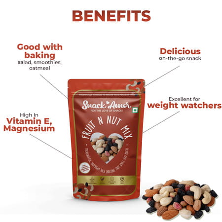 Snackamor Fruit N Nut Mix 200g Pouch