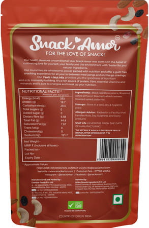 Snackamor Fruit N Nut Mix 200g Pouch