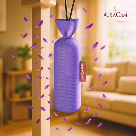 Auracam Gold Standard Camphor Pod Cone (Lavender) - Set Of 4