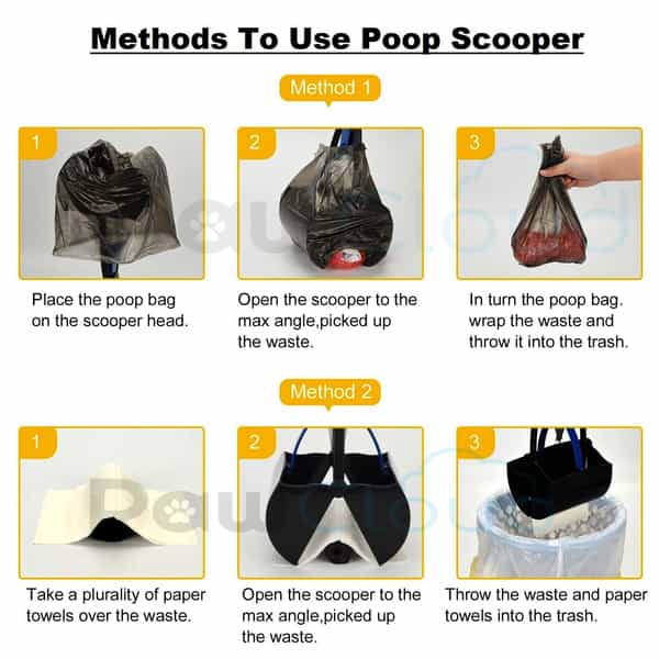 Pawcloud Dog Folding Poop Scooper Pet Potty Picker Large - 24 Inch Color May Vary