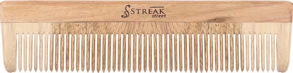 Streak Street Fine Tooth Wooden Comb Neem