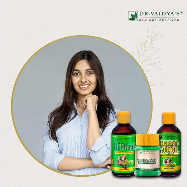 Dr. Vaidya's Natural Herbal Beauty Pack(Herbocharm-50Gx1herbaal-200Mlx1herbocool-200Mlx1)