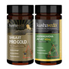 Koshaveda Shilajit Pro Gold (60 Tablets) With Ashwagandha Af-43 600Mg (30 Capsules)
