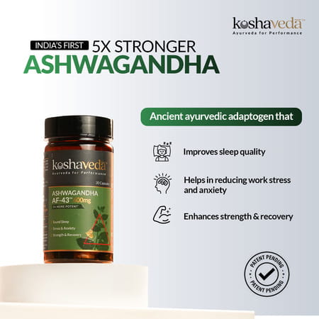 Koshaveda Shilajit Pro Gold (60 Tablets) With Ashwagandha Af-43 600mg (30 Capsules)
