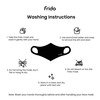 Frido Ultra Comfortable Silver+ Unisex 1 Gray+1 Black Face Mask Combo|Medium Size|Reusable|Imported