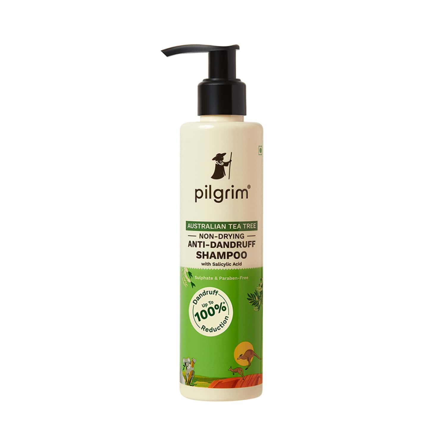 Pilgrim Australian Tea Tree Non-drying Anti-dandruff Shampoo 200 Ml