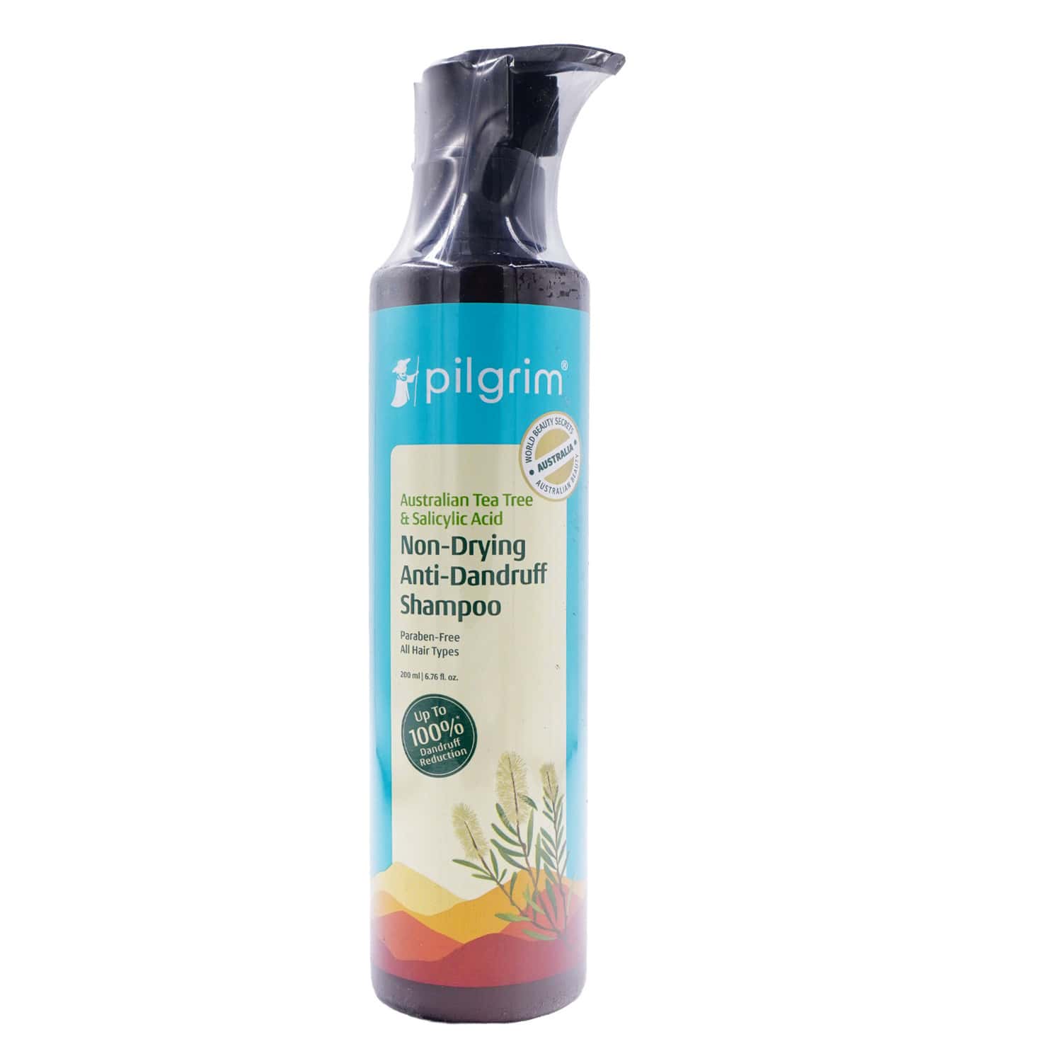 Pilgrim Australian Tea Tree Non-drying Anti-dandruff Shampoo With Salicylic Acid 200 Ml