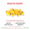 Bliss Welness Omega 3 Fish Oil Gold For Brain Heart Eye&Joint Health Supplement -60 Softgel Capsules