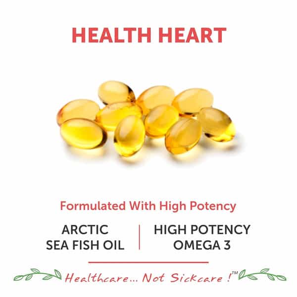 Bliss Welness Omega 3 Fish Oil Gold For Brain Heart Eye&Joint Health Supplement -60 Softgel Capsules