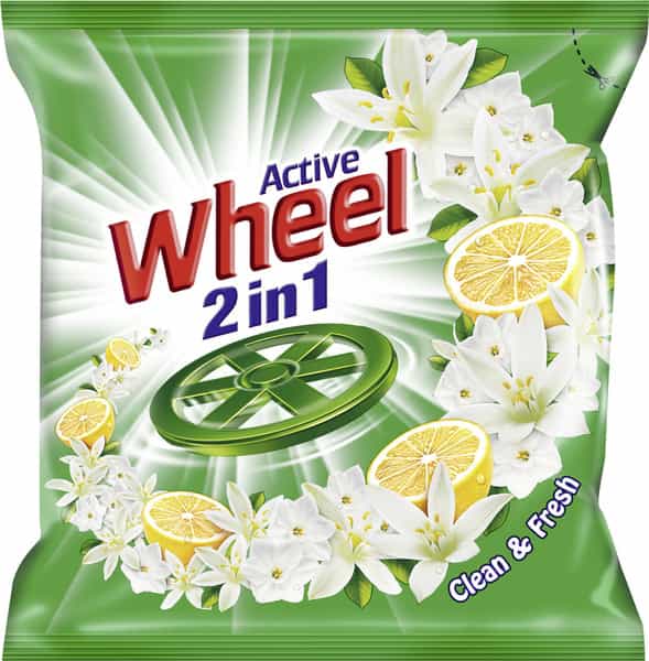 Wheel Green Lemon & Jasmine Detergent Powder - 500G