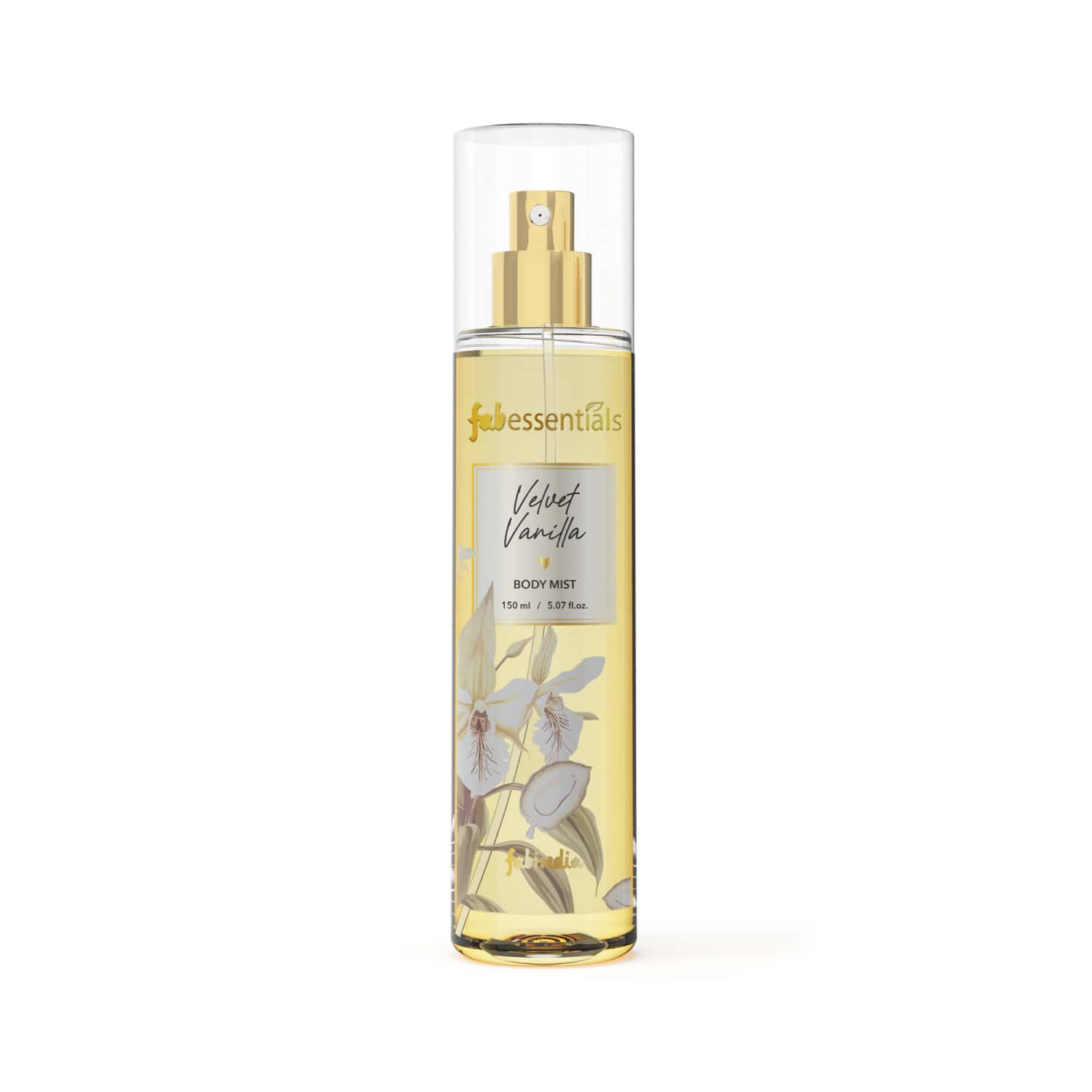 Fabessentials Velvet Vanilla Body Mist | Long Lasting Body Mist | Unisex Body Spray - 150 Ml