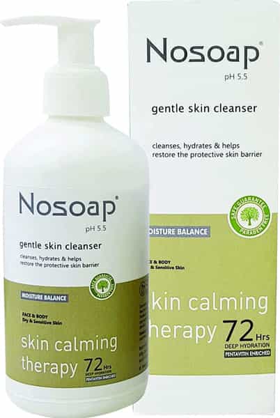 Nosoap Ph 5.5 Gentle Skin Cleanser Moisture Balance | Bottle Of 250 Ml