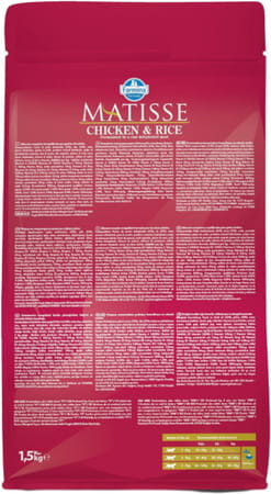 Farmina Matisse Chicken & Rice Cat Food | Complete & Balanced Nutrition | For Adult Cats | 1.5kg