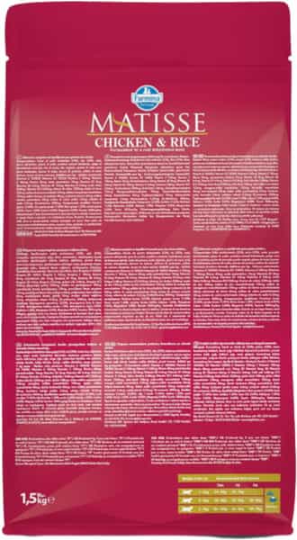 Farmina Matisse Chicken & Rice Cat Food | Complete & Balanced Nutrition | For Adult Cats | 1.5Kg