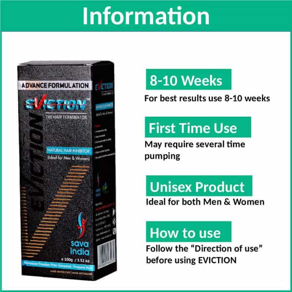 Eviction Permanent Hair Inhibitor 100 Gm