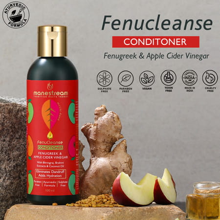 Manestream Fenucleanse Ayurvedic Fenugreek And Apple Cider Vinegar Conditioner (100 Ml)