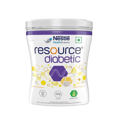 Nestle Resource Diabetic Vanilla Powder 400 Gm Jar