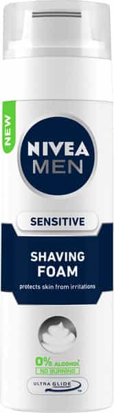 Nivea Men Sensitive Shaving Foam - 200Ml + 50Ml (250Ml)