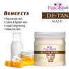 Pink Root De-Tan Mask Enriched With Milk & Honey Extract 500Gm