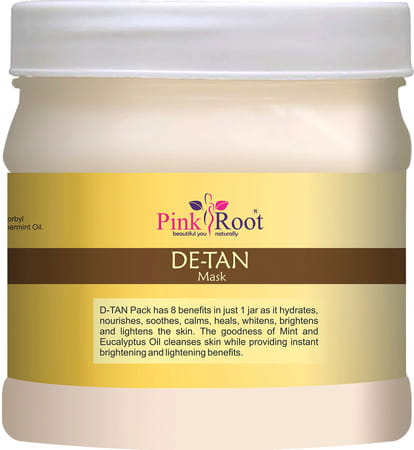 Pink Root De-Tan Mask Enriched With Milk & Honey Extract 500Gm
