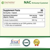 Pure Nutrition Nac 600Mg | 60 Veg Capsules