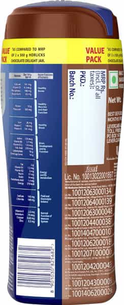 Horlicks Nutrition Drink Chocolate Jar 1 Kg