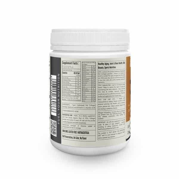 Sharrets Cph+ Fish Collagen Powder | Vitamin C | Ha - Halal Certified | Gluten Free - Unflavored