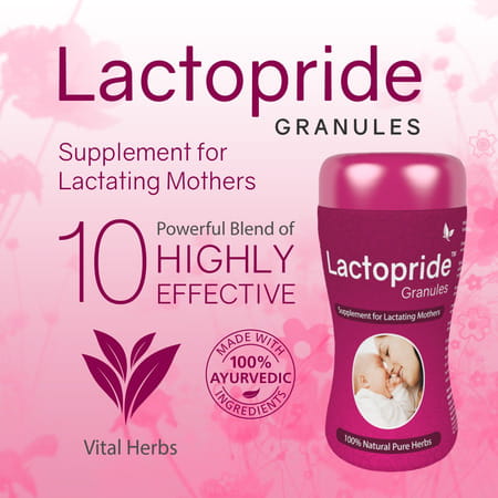 Lactopride Granules 200 Gm | Care For Breastfeeding Mother | Pack Of 4