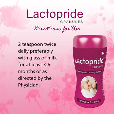 Lactopride Granules 200 Gm | Care For Breastfeeding Mother | Pack Of 4